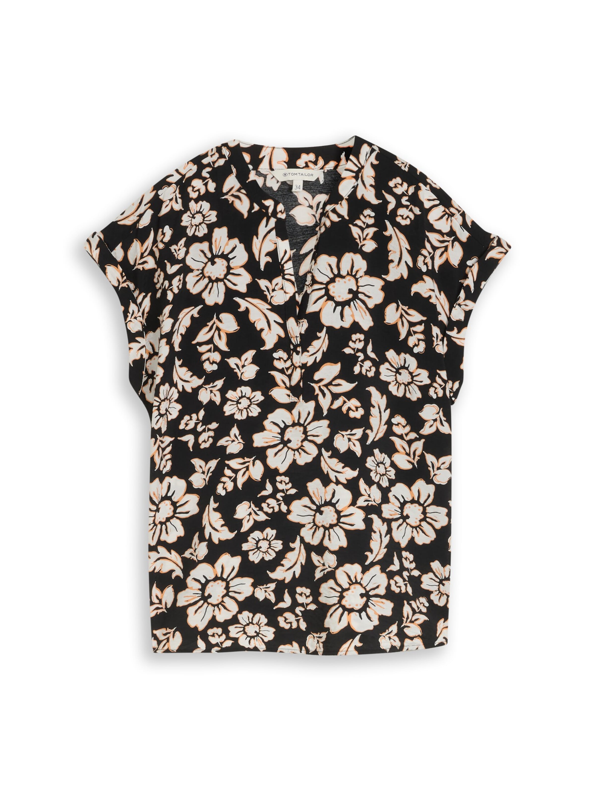 TOM TAILOR Blouse in Black: front