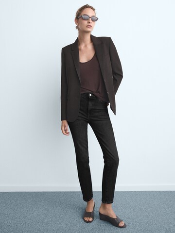 MANGO Slim fit Jeans in Black