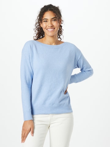 Pull-over 'Alpa' ICHI en bleu : devant