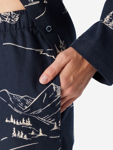 SCHIESSER Pyjama ' X-Mas Gifting ' in Blauw