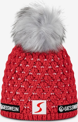 GIESSWEIN Beanie 'Älplihorn' in Red: front