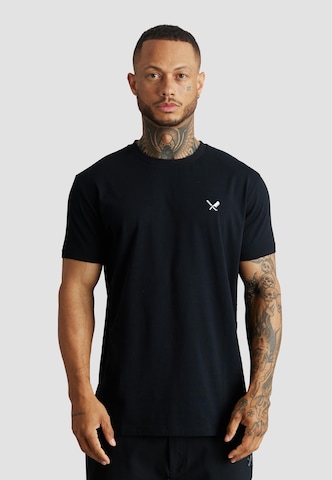 Distorted People Tričko 'Inked Blades' – černá: přední strana