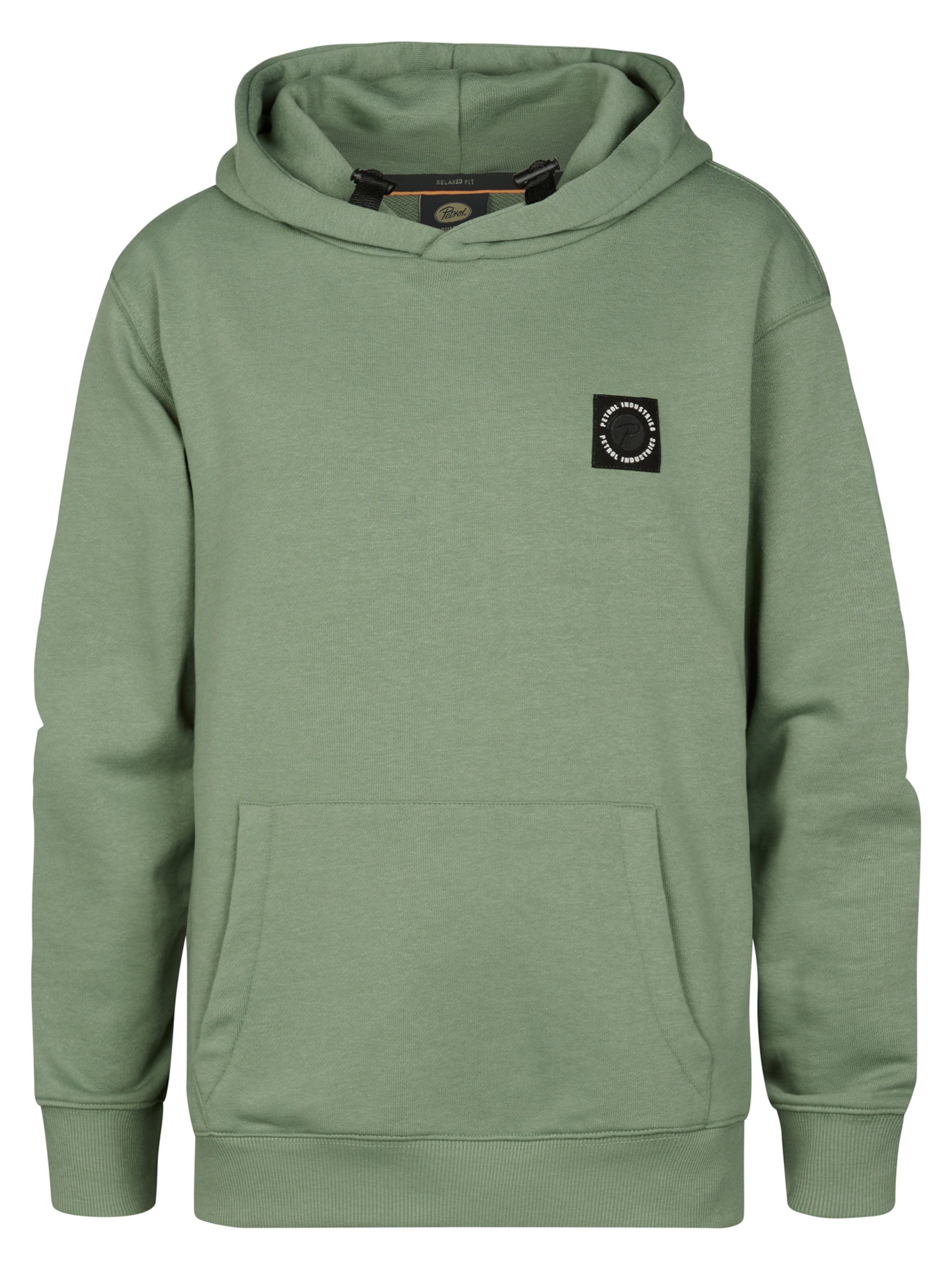 Petrol Industries Sweatshirt 'Ballena' in Groen: voorkant