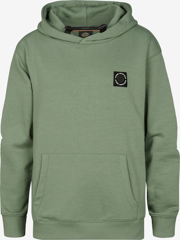 Petrol Industries Sweatshirt 'Ballena' in Groen: voorkant