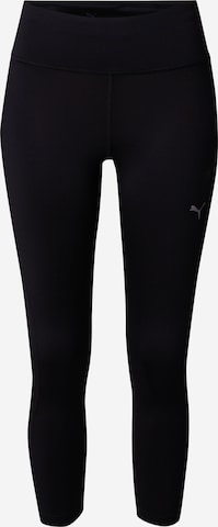 PUMASkinny Sportske hlače 'RUN FAVORITES VELOCITY' - crna boja: prednji dio
