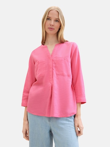 TOM TAILOR Bluse in Pink: predná strana