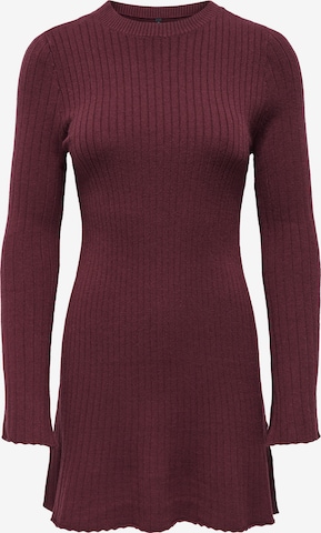 ONLY - Vestido de punto en lila: frente