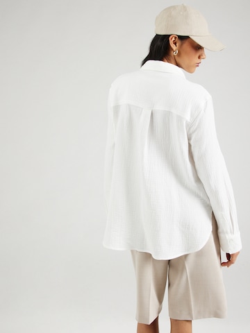 Gina Tricot Blúz 'Gauze' - fehér
