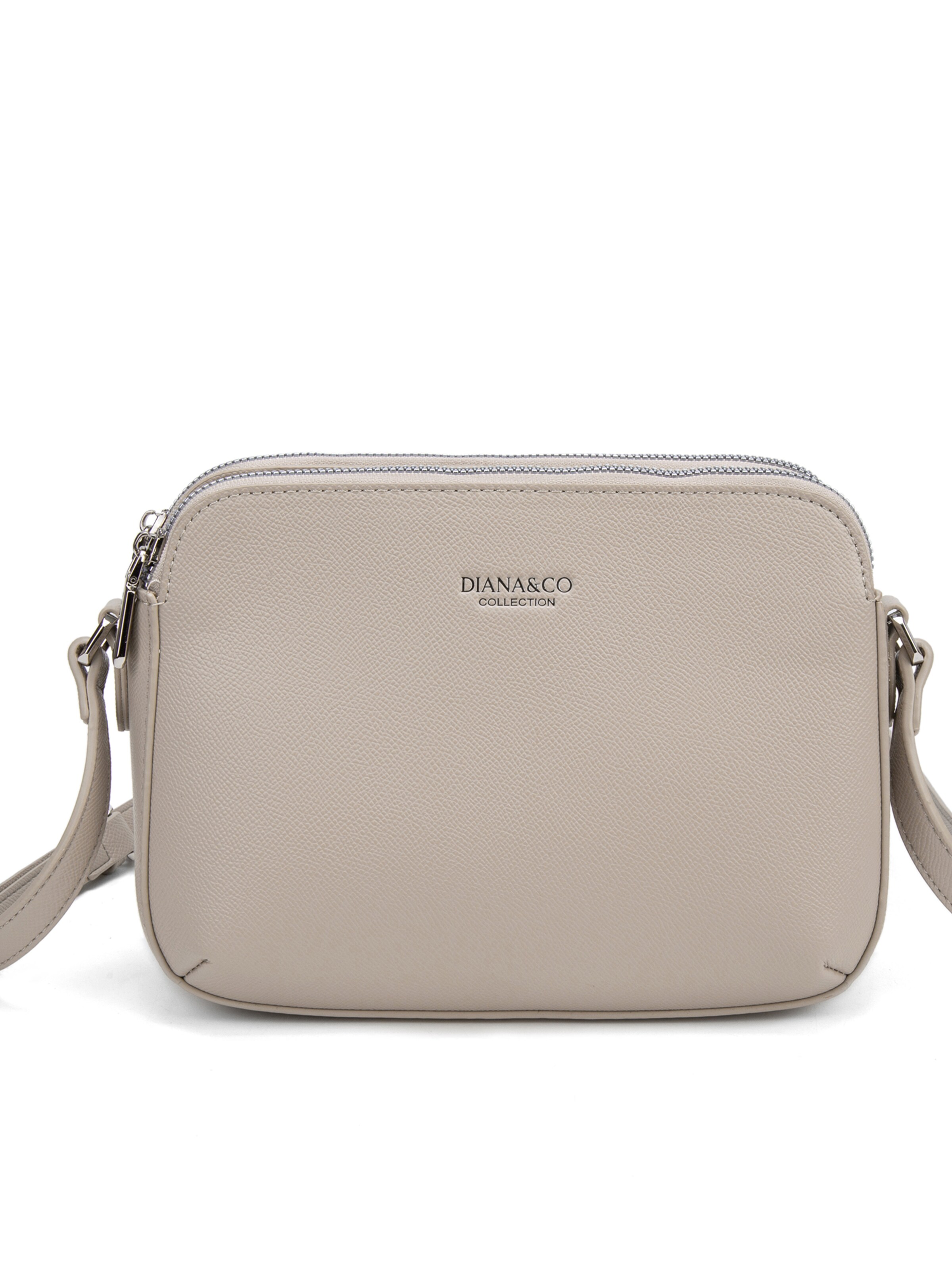 Borsa a tracolla di Diana&Co. in grigio: frontale
