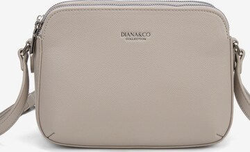 Borsa a tracolla di Diana&Co. in grigio: frontale