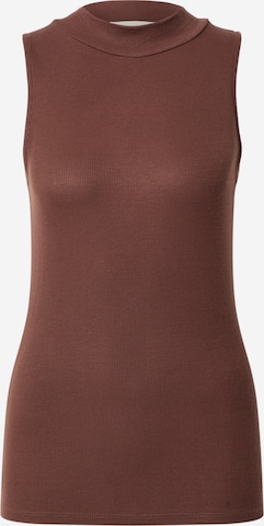 modström Top 'Krown' in Brown: front