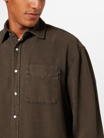 LTB Comfort fit Button Up Shirt 'Jason' in Brown