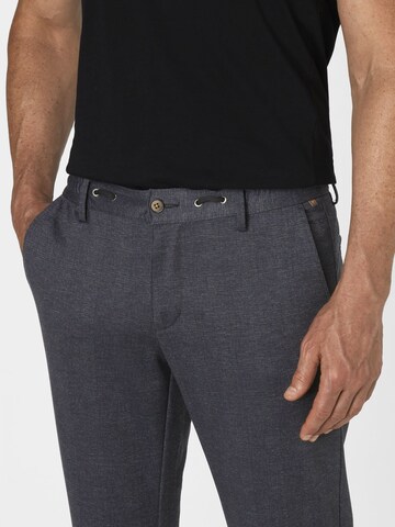 REDPOINT Slimfit Chinohose in Grau