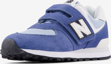 new balance Trainers '574 Hook & Loop' in Blue: front