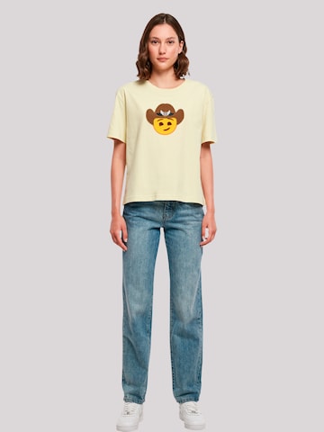 emoji couture Shirt in Geel