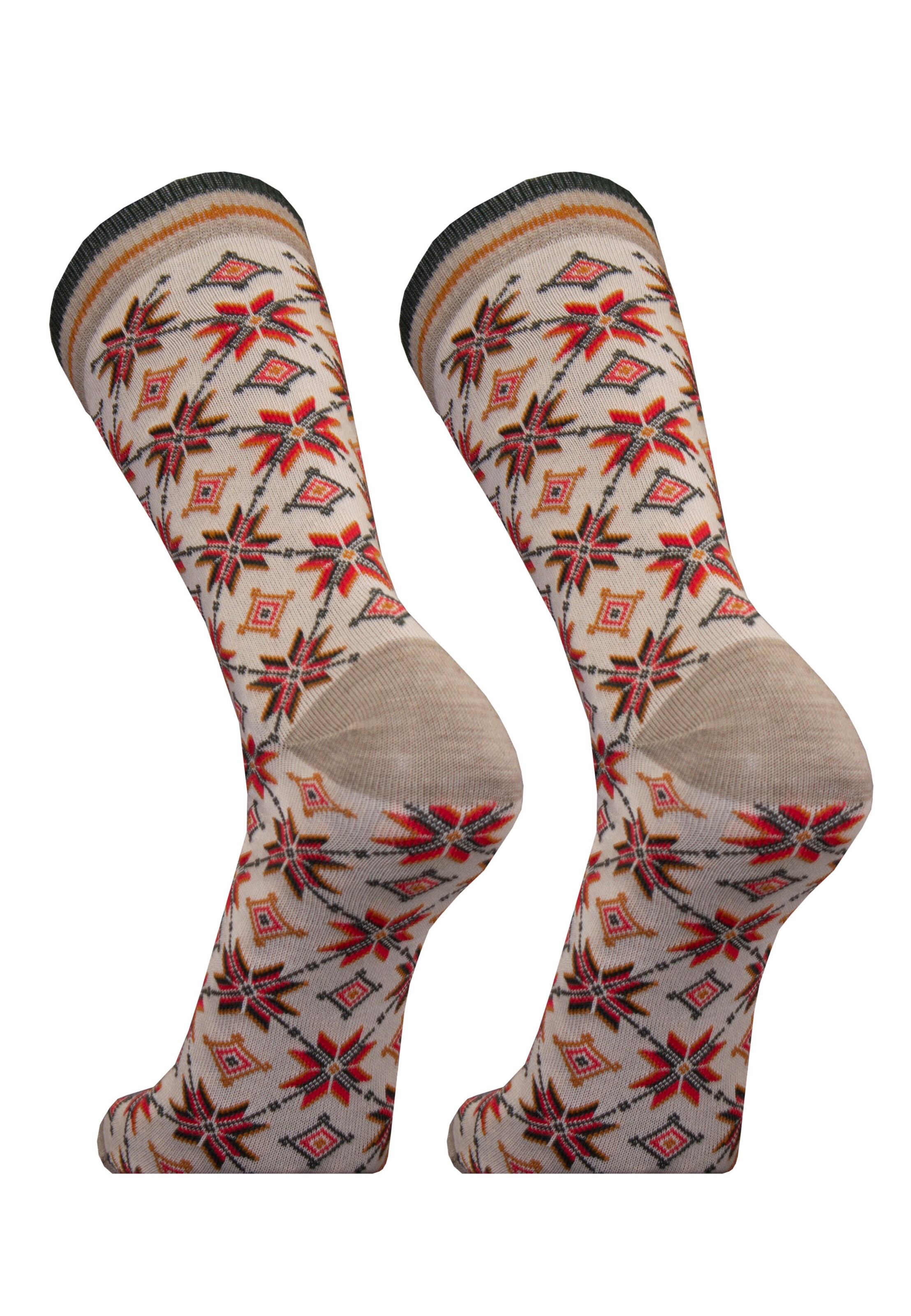 UphillSport Socks 'AUTUMN STAR' in Brown