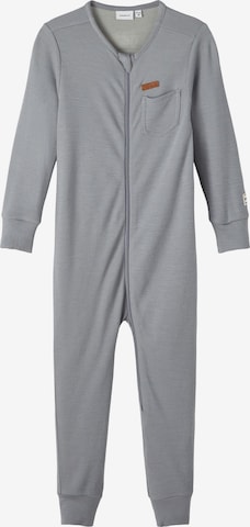 NAME IT - regular Pijama entero/body 'WYLA' en gris: frente