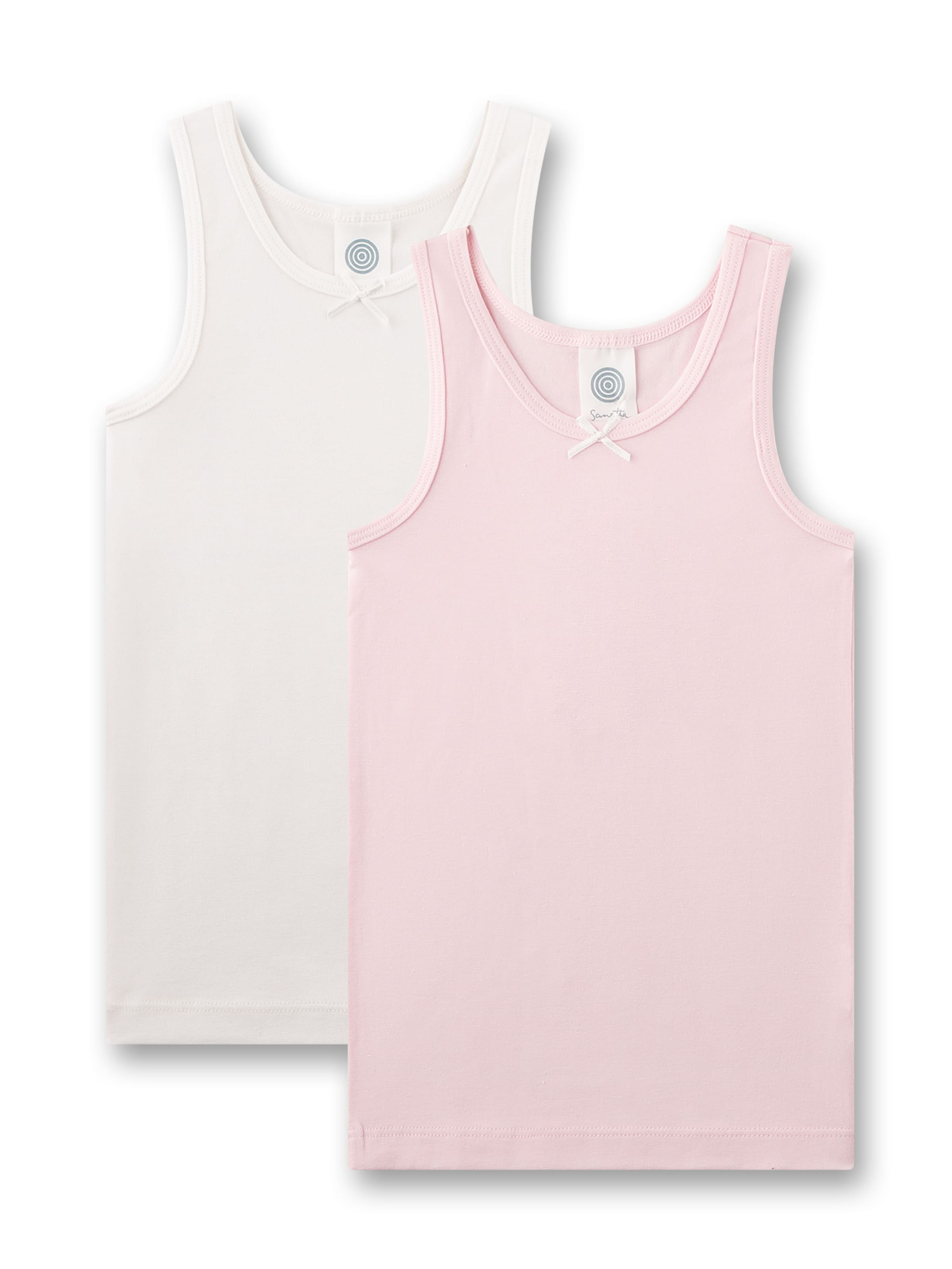 Maglietta intima di Sanetta in rosa: frontale