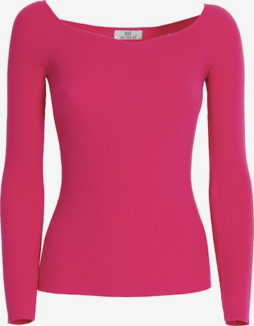 Pull-over Influencer en rose : devant