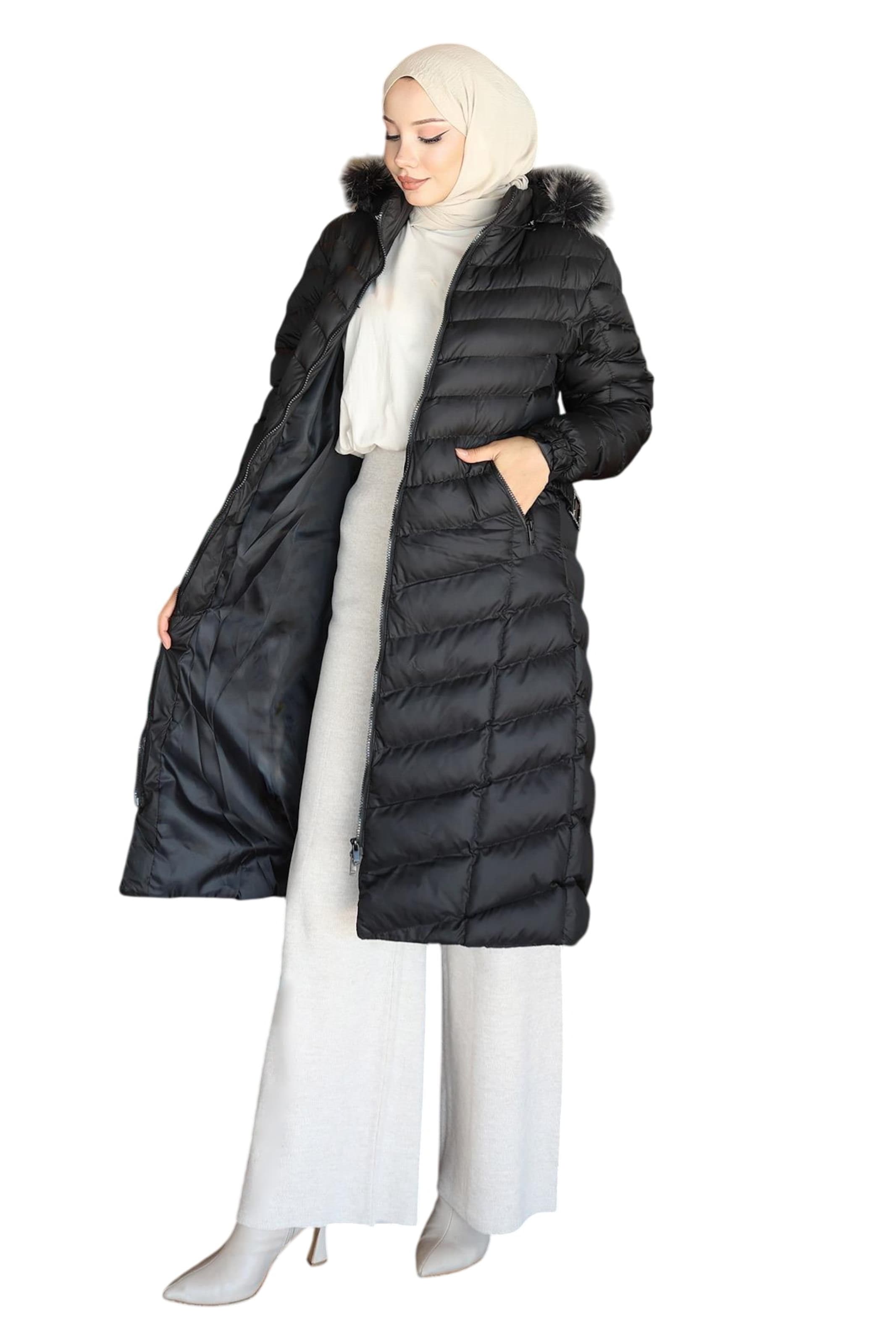 MODAMIHRAM Winterjas in Zwart