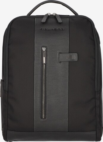 Piquadro Rucksack in Schwarz: predná strana