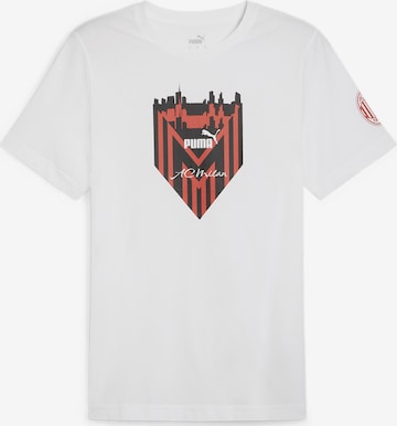 PUMA Funktionsshirt 'AC Milan' in Weiß: predná strana