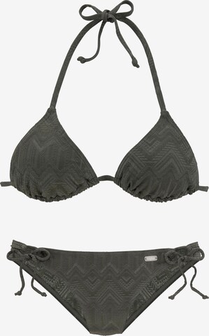 BUFFALO Triangel Bikini in Grün: predná strana