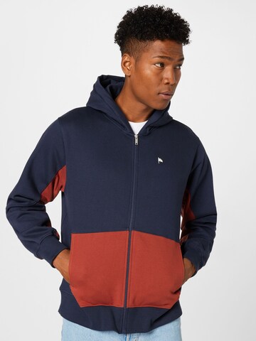 Wemoto Zip-Up Hoodie 'Cas' in Blue: front