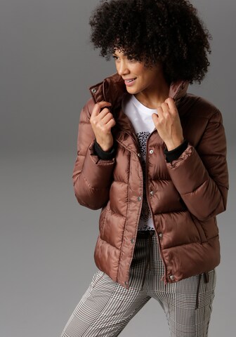 Aniston CASUAL Between-Season Jacket in Brown: front