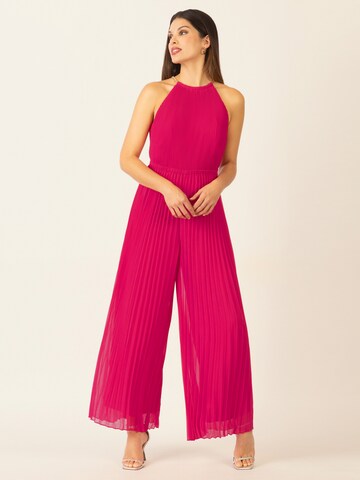 APART Plissee Overall in Pink