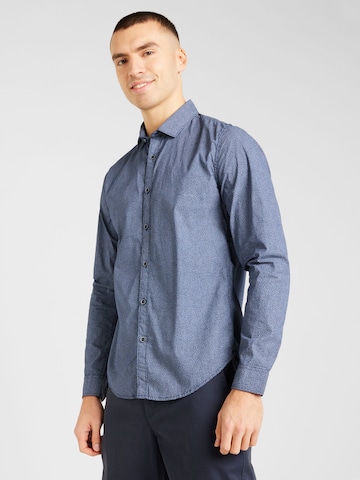 GARCIA Regular fit Overhemd in Blauw: voorkant