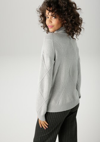 Aniston CASUAL Pullover in Grau