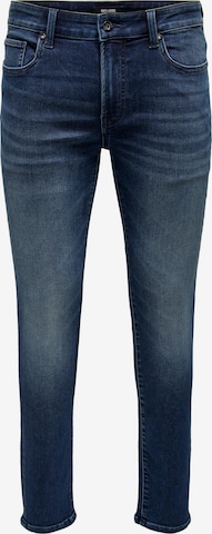 Only & Sons Regular Jeans 'LOOM' i blå: framsida