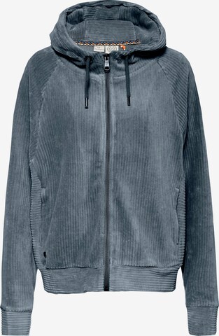 Ragwear Zip-Up Hoodie 'Corduly' in Grey: front