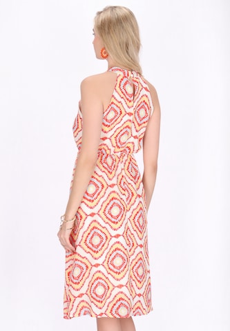 IZIA - Vestido de verano 'Festival' en naranja