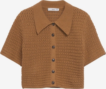 MANGO Strickjacke 'Dumin' in Braun: predná strana