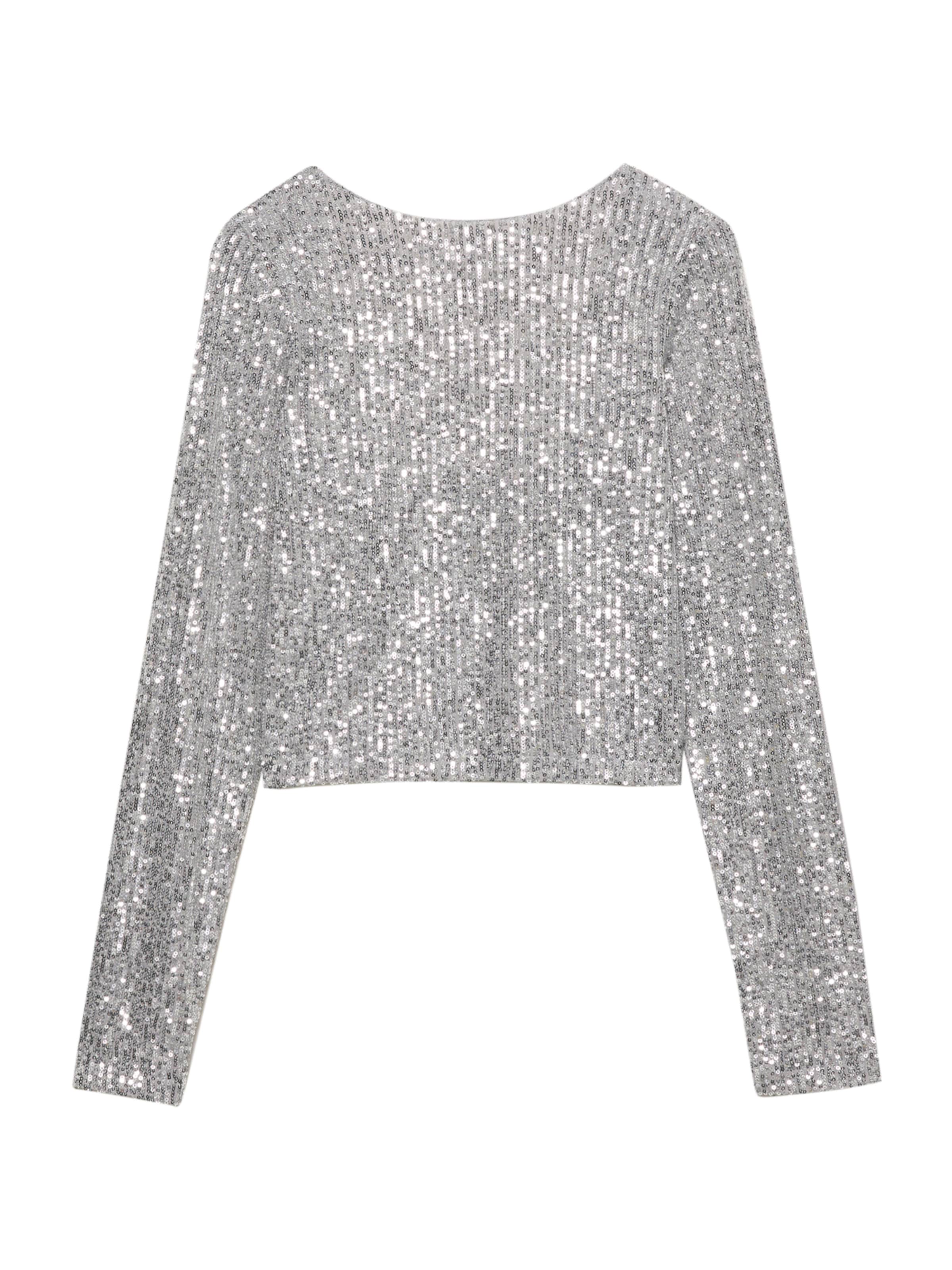 Pull&Bear Shirt 'PACIFIC' in Zilver: voorkant