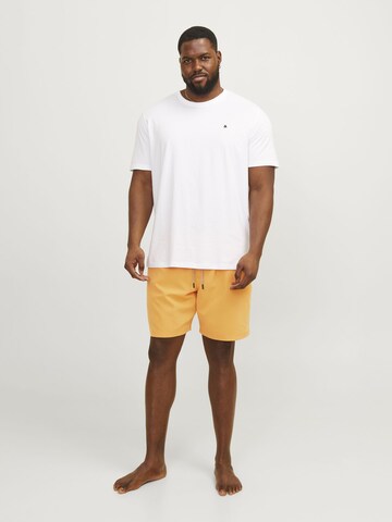 Shorts de bain Jack & Jones Plus en orange