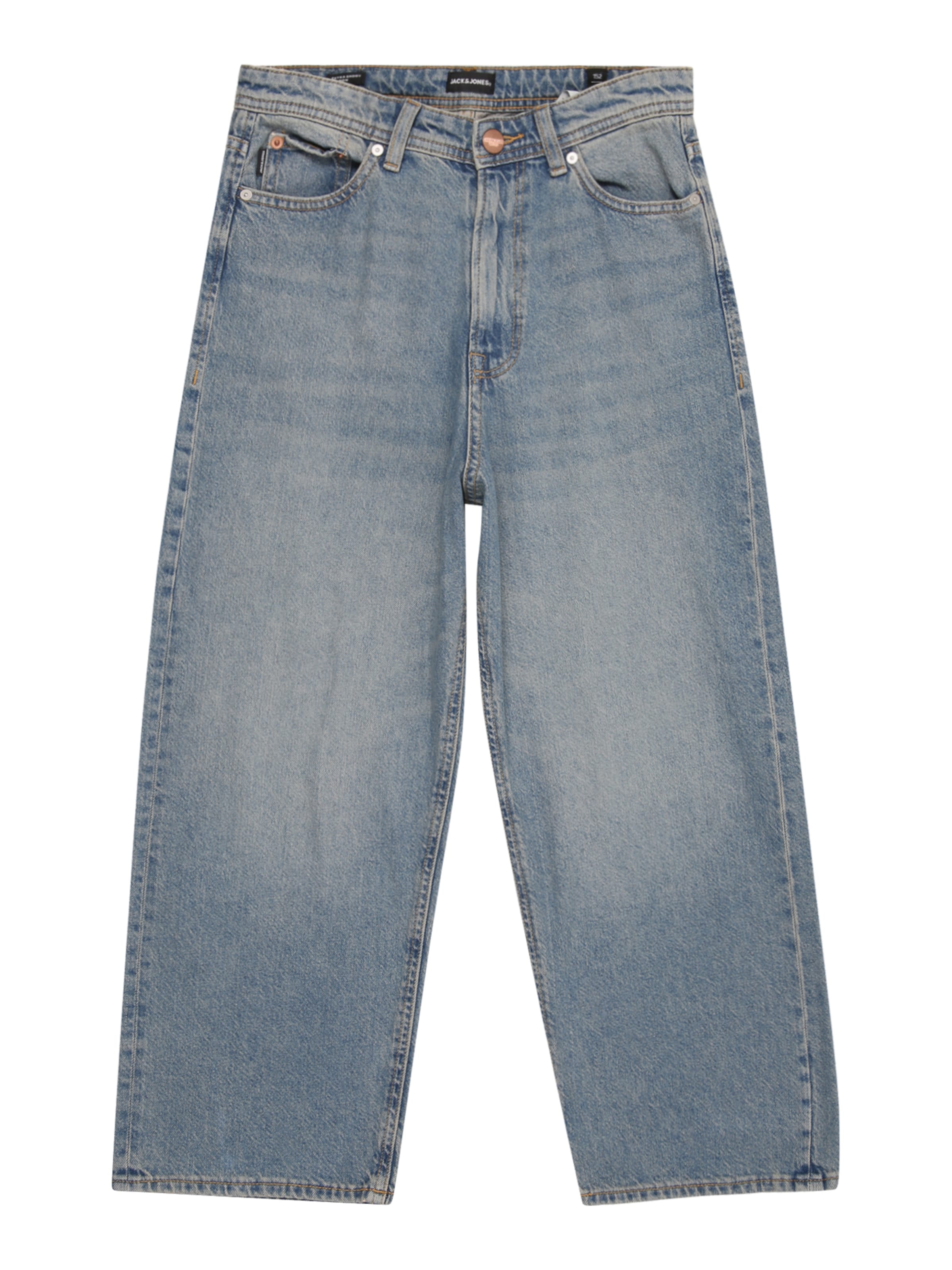 Jack & Jones Junior Wide leg Τζιν 'JJIron' σε μπλε: μπροστά