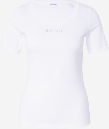 ESPRIT Shirt in Wit: voorkant