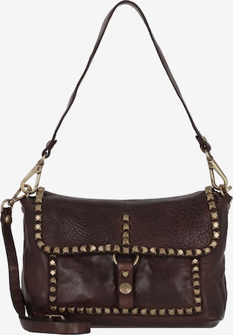 Campomaggi Shoulder Bag in Brown: front