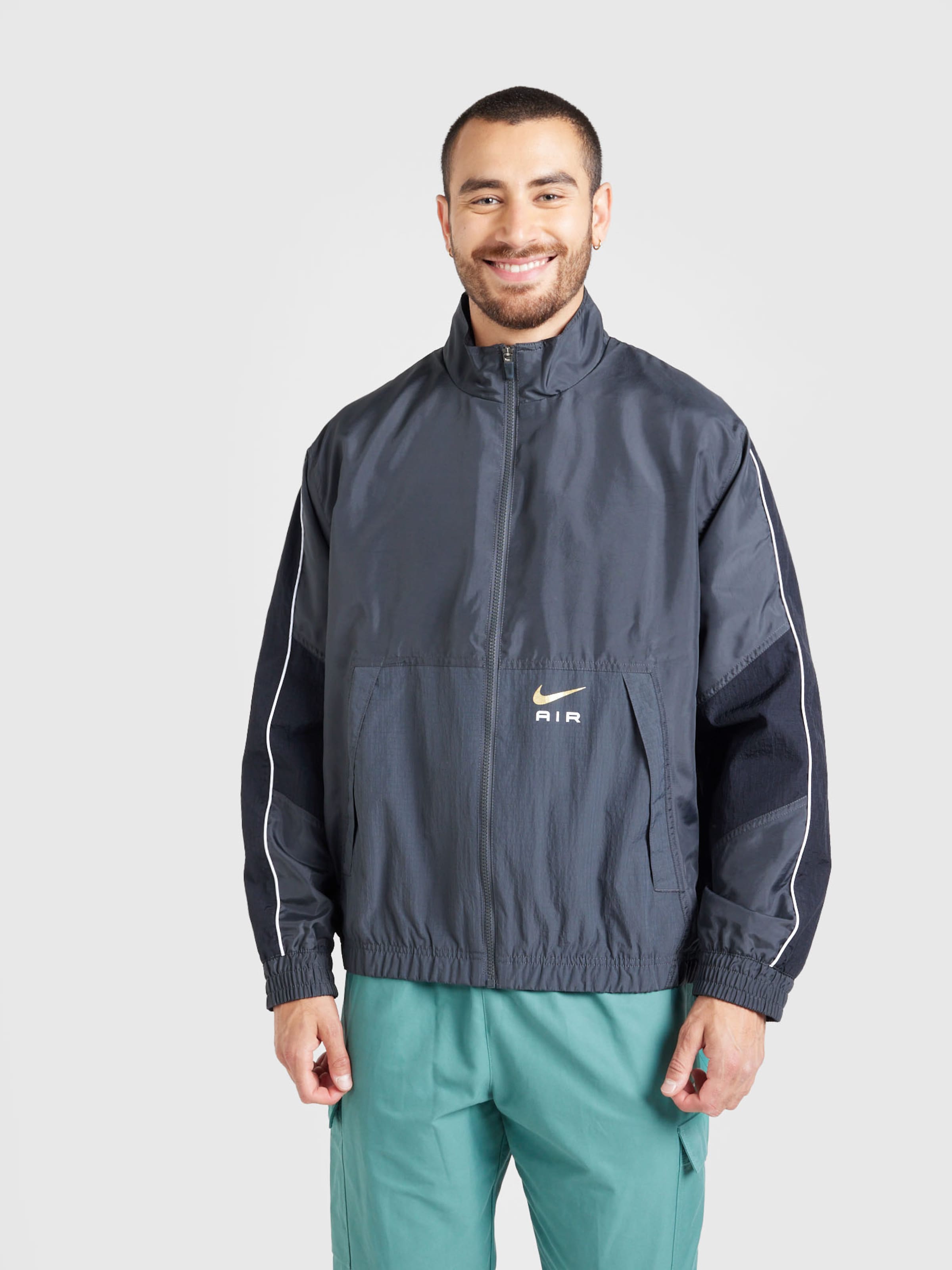 Veste de survetement AIR Nike Sportswear en Graphite ABOUT YOU