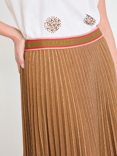 Lola Casademunt Jupe en jaune foncé / blanc naturel, Vue avec produit