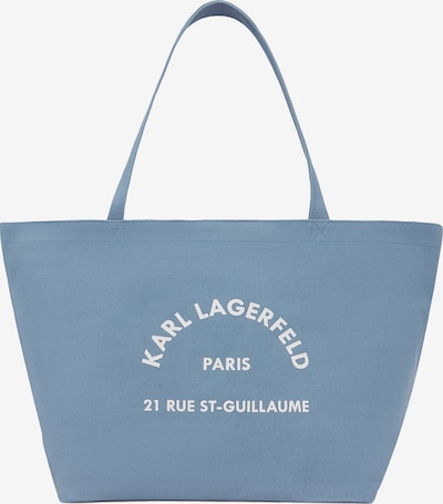 Karl Lagerfeld Cabas 'Rue St-Guillaume' en One Size en bleu clair / blanc, Vue avec produit