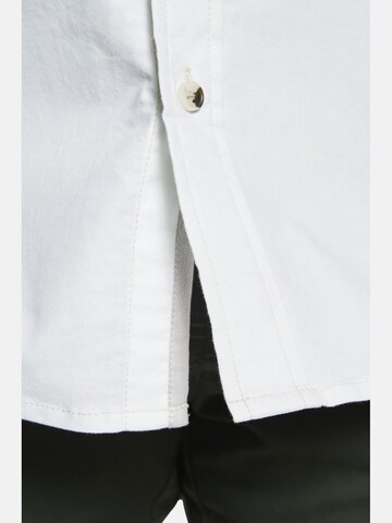 Charles Colby Comfort fit Button Up Shirt ' Duke Riley ' in White