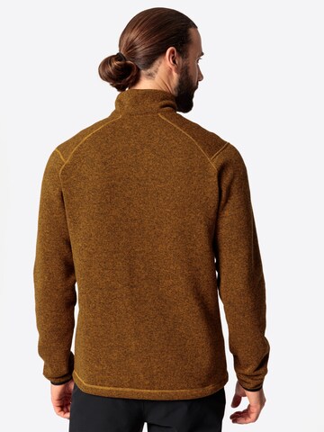 VAUDE Sports sweater 'M Rienza P III' in Brown