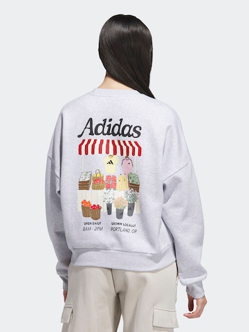 ADIDAS SPORTSWEAR Sports sweatshirt 'FARMMKT' in Grey: front