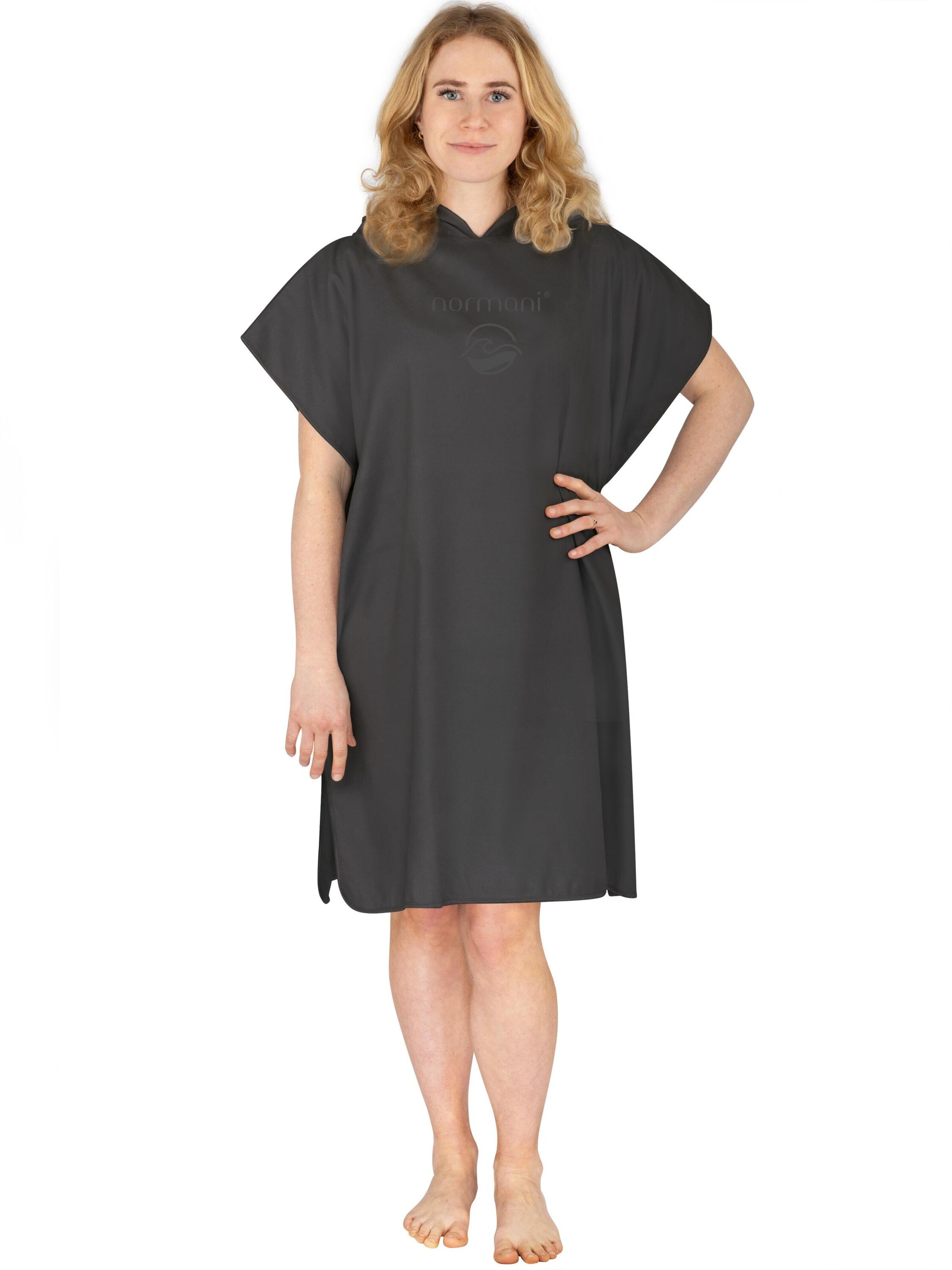 Peignoir 'Camuy' normani en noir