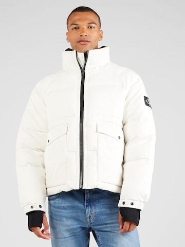 Veste d’hiver Calvin Klein Jeans en blanc : devant