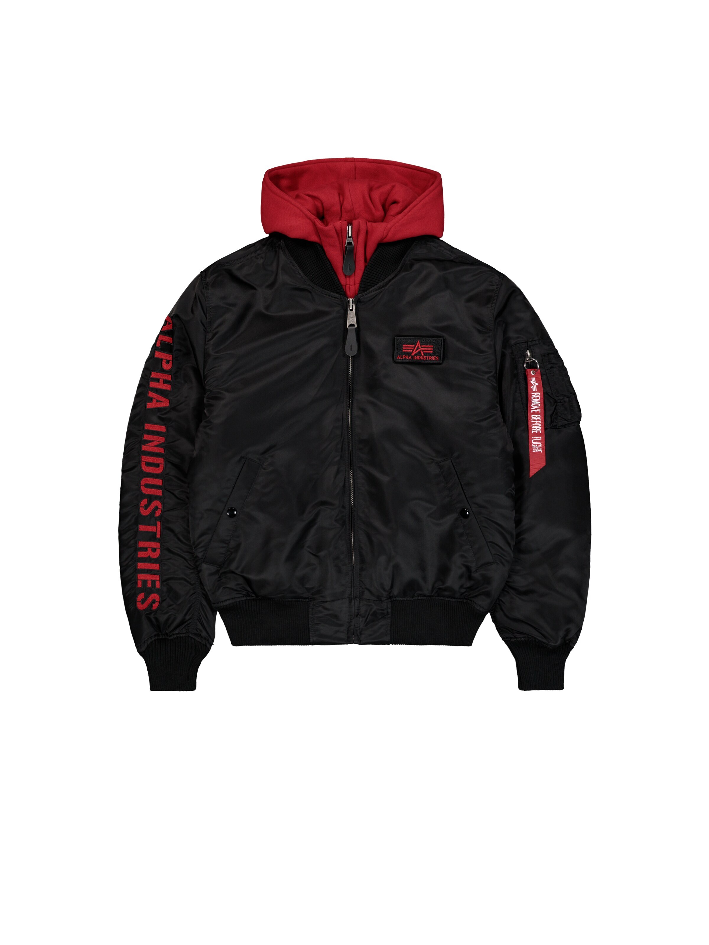 ALPHA INDUSTRIES Kurtka przejściowa w kolorze czarny: przód